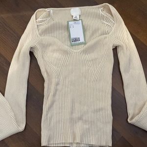 H&M ribbed knit sweater